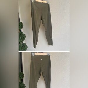 lululemon Align Pant Dark Olive Green Legging Size 12